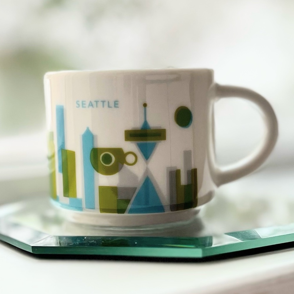 Seattle Starbucks Collectable 2013 Ornament Miniature Ornament / Expresso Mug